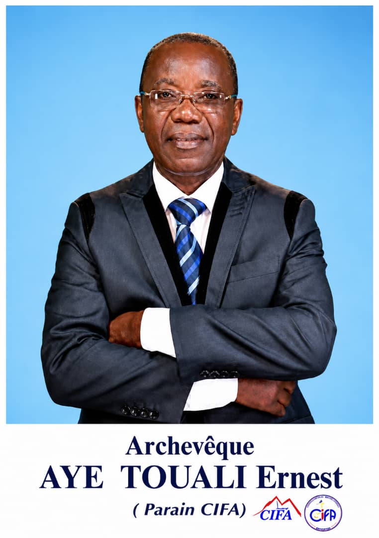 Archevêque AYE TOUALI Ernest, parrain du CIFA